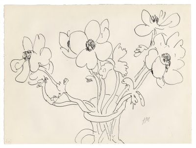 Anemonen in einer Vase von Henri Matisse