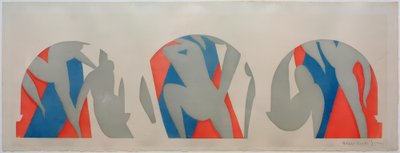 Tanz, grau, blau, rosa von Henri Matisse