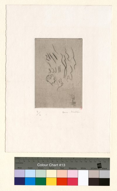 Zwei kleine Profile (Bissversuch) von Henri Matisse