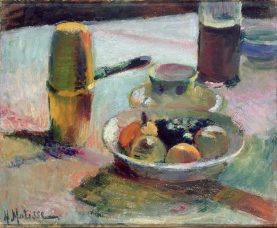 Früchte und Kaffeekanne von Henri Matisse