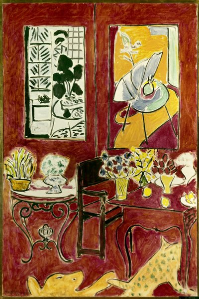 Großes rotes Interieur 1948 von Henri Matisse