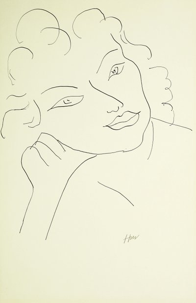 Kopf einer jungen Frau von Henri Matisse