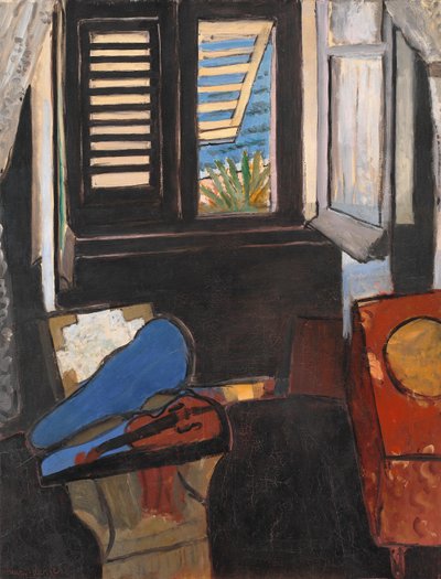 Innenraum mit einer Geige von Henri Matisse