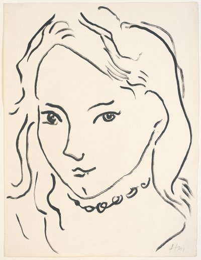 Porträt von Marguerite, um 1906-1907 von Henri Matisse