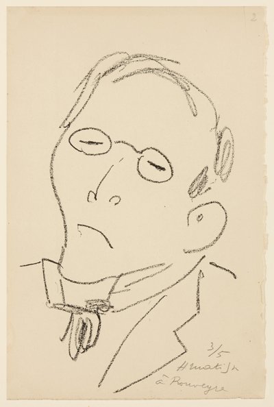 Porträt von Paul Léautaud von Henri Matisse