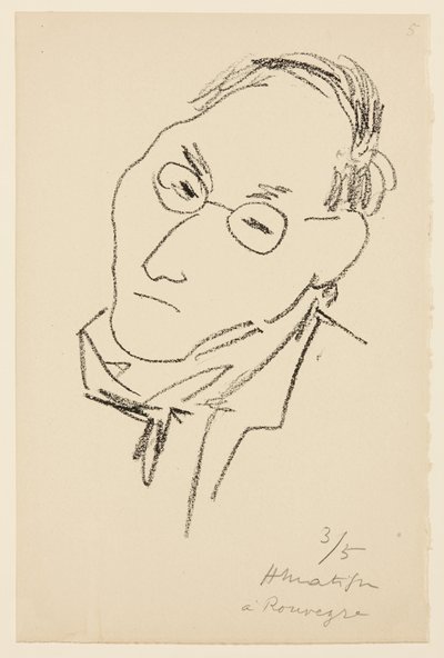Porträt von Paul Léautaud von Henri Matisse