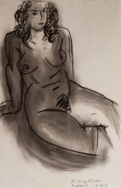 Sitzende nackte Frau von Henri Matisse