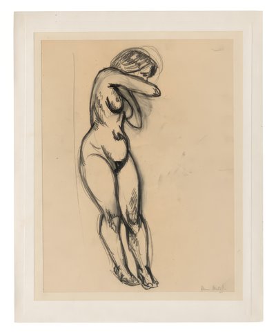 Stehender weiblicher Akt, zum Rücken gedreht von Henri Matisse