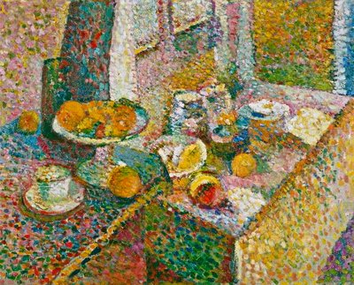 Stillleben (Anrichte und Tisch) von Henri Matisse