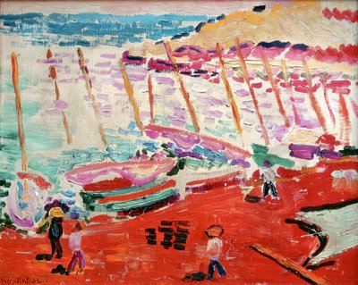 Der rote Strand, Collioure, Sommer 1905 von Henri Matisse