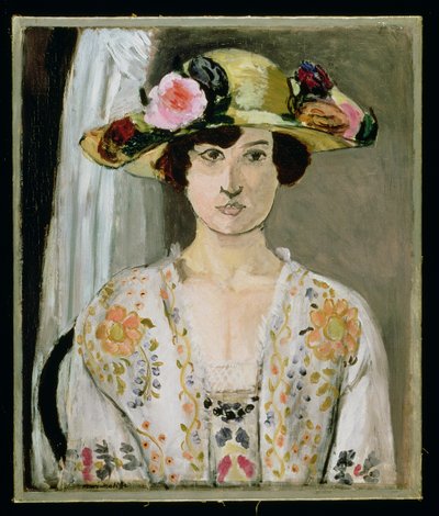 Frau mit Hut von Henri Matisse