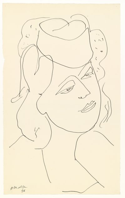Frau mit Hut von Henri Matisse