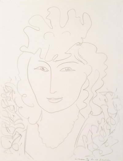 Frau mit Hut von Henri Matisse