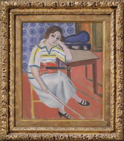 Frau mit Geige von Henri Matisse