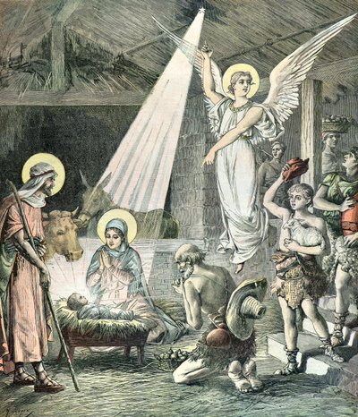 Geburt in Bethlehem von Henri Meyer