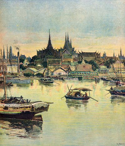Ansicht von Bangkok von Henri Meyer