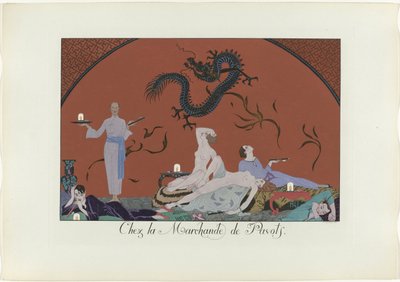 Le Bonheur du Jour ou Les Graces à la Mode: Bei der Mohnhändlerin von Henri Reidel