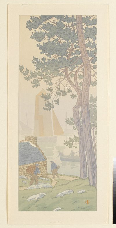 Der Nebel (Blatt 4 aus: La Féerie des Heures) von Henri Rivière