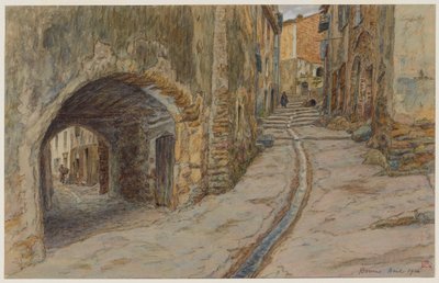 Rue Rompi-cou, Bormes von Henri Rivière