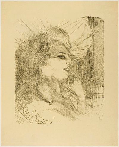 Anna Held, aus Treize Lithographies von Henri de Toulouse-Lautrec