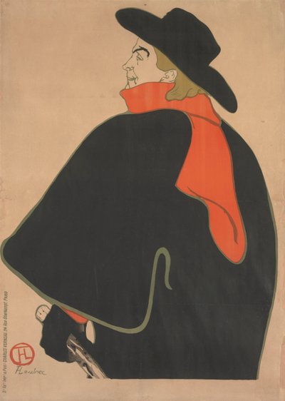 Aristide Bruant, in seinem Kabarett von Henri de Toulouse-Lautrec