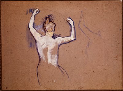 Ballett von Papa Chrysantheme (Studie für eine der Haupttänzerinnen) von Henri de Toulouse Lautrec
