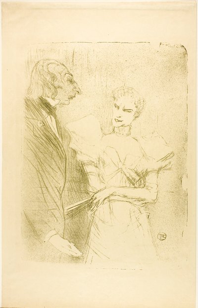 Brandès und Leloir, in Les Cabotins von Henri de Toulouse-Lautrec