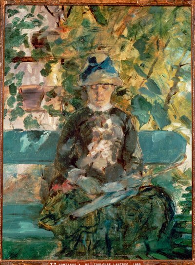 Gräfin Adele-Zoe de Toulouse-Lautrec, die Mutter des Künstlers von Henri de Toulouse-Lautrec