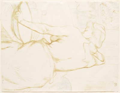 Elles: Frau bei der Toilette von Henri de Toulouse-Lautrec