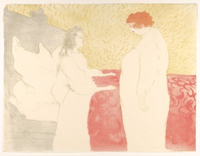 Das Aufstehen, aus „Elles“ von Henri de Toulouse-Lautrec