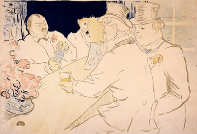 Irische und amerikanische Bar, rue Royale - The Chap Book von Henri de Toulouse-Lautrec
