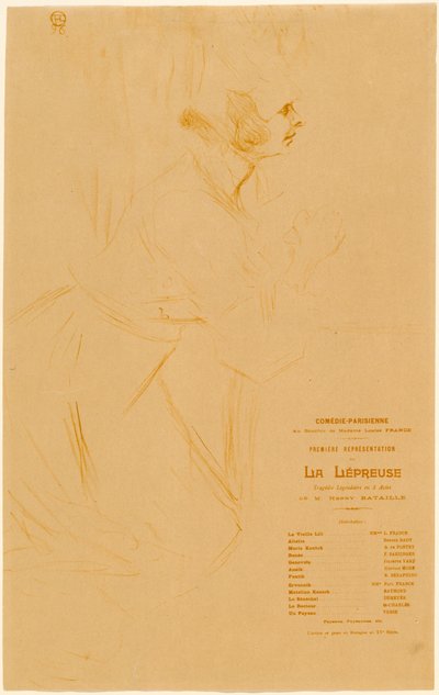 Die Aussätzige von Henri de Toulouse-Lautrec