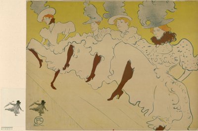 La Troupe de Mademoiselle Eglantine von Henri de Toulouse-Lautrec
