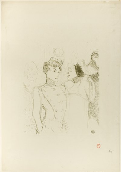 Lender und Lavallière in einer Revue im Variété von Henri de Toulouse-Lautrec
