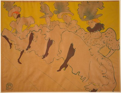 Mademoiselle Eglantines Truppe von Henri de Toulouse-Lautrec
