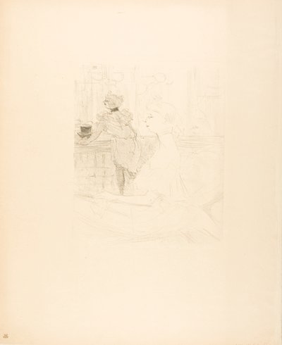 Mademoiselle Leconte von Henri de Toulouse-Lautrec