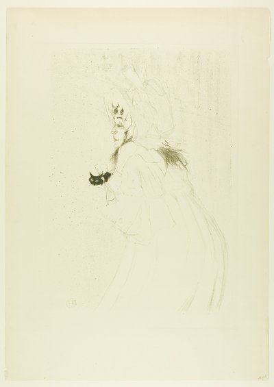 Miss May Belfort verbeugt sich von Henri de Toulouse-Lautrec
