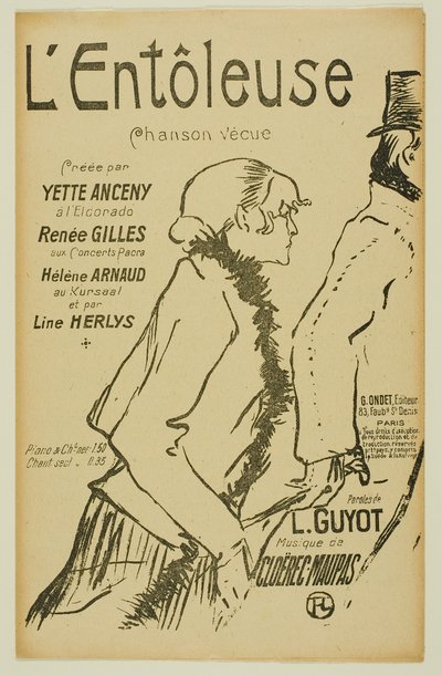 Arme Straßenläuferin! von Henri de Toulouse-Lautrec