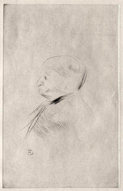 Porträt von M. X. von Henri de Toulouse-Lautrec