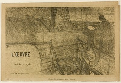Prospekt—Programm des Werks von Henri de Toulouse-Lautrec