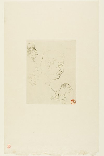 Skizze von Henri de Toulouse-Lautrec