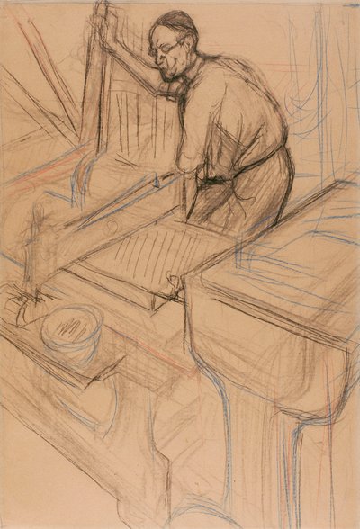 Studie von Henri de Toulouse-Lautrec