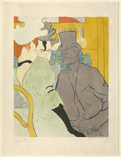 Der Engländer im Moulin Rouge von Henri de Toulouse-Lautrec