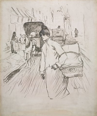 Die Wäscherin von Henri de Toulouse-Lautrec