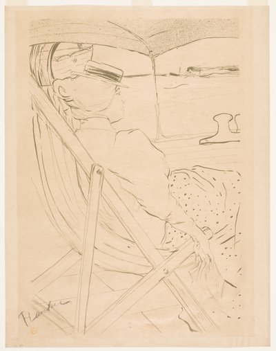 Die Passagierin von 54 von Henri de Toulouse-Lautrec