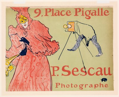Der Fotograf Sescau von Henri de Toulouse-Lautrec