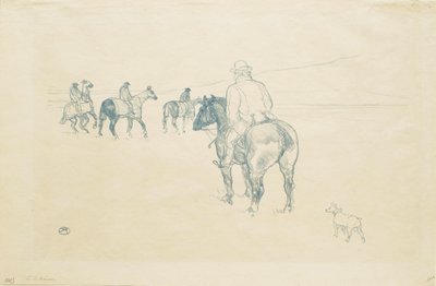 Der Trainer von Henri de Toulouse-Lautrec
