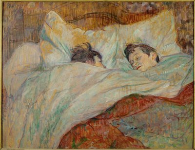 Das Bett von Henri de Toulouse-Lautrec