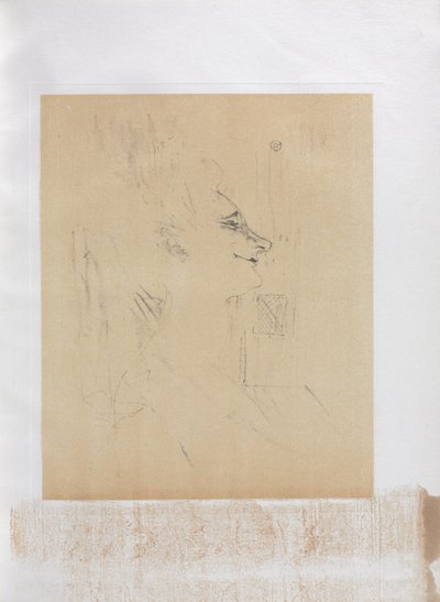 Yvette Guilbert-Englische Serie: Betrunkene von Henri de Toulouse-Lautrec