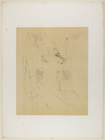 Yvette Guilbert—Soûlarde, von Yvette Guilbert von Henri de Toulouse-Lautrec
